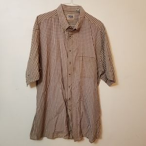 3/$15 Himalaya Outfitters 3XLT Brown Orange Plaid